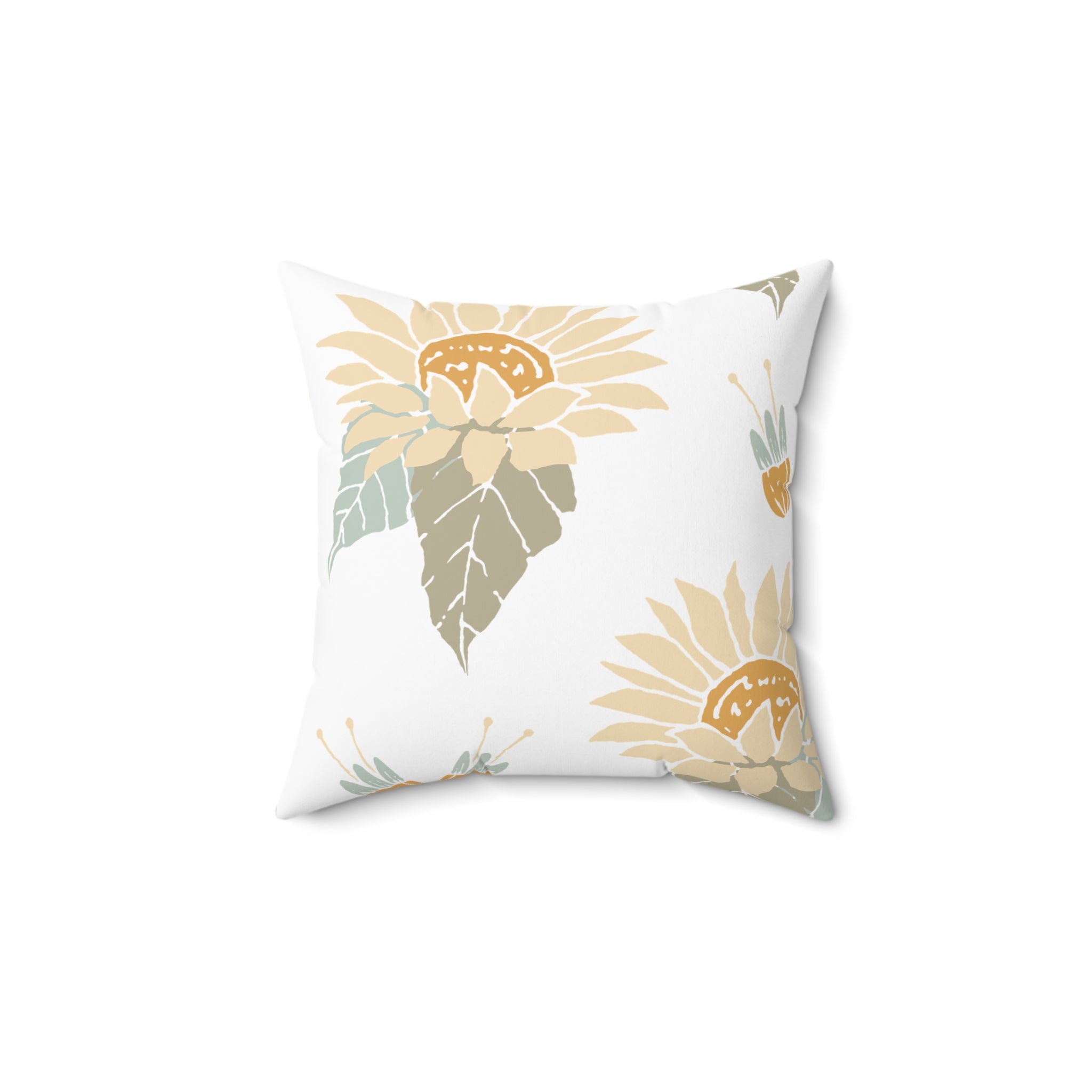 Weiches Akzentkissen mit Sonnenblumenmotiv – Verschönern Sie Ihren Raum mit floralem Charme