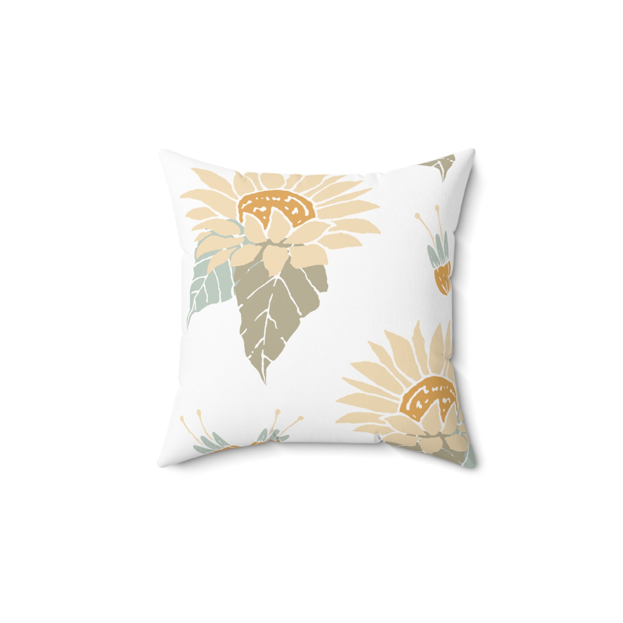 Weiches Akzentkissen mit Sonnenblumenmotiv – Verschönern Sie Ihren Raum mit floralem Charme
