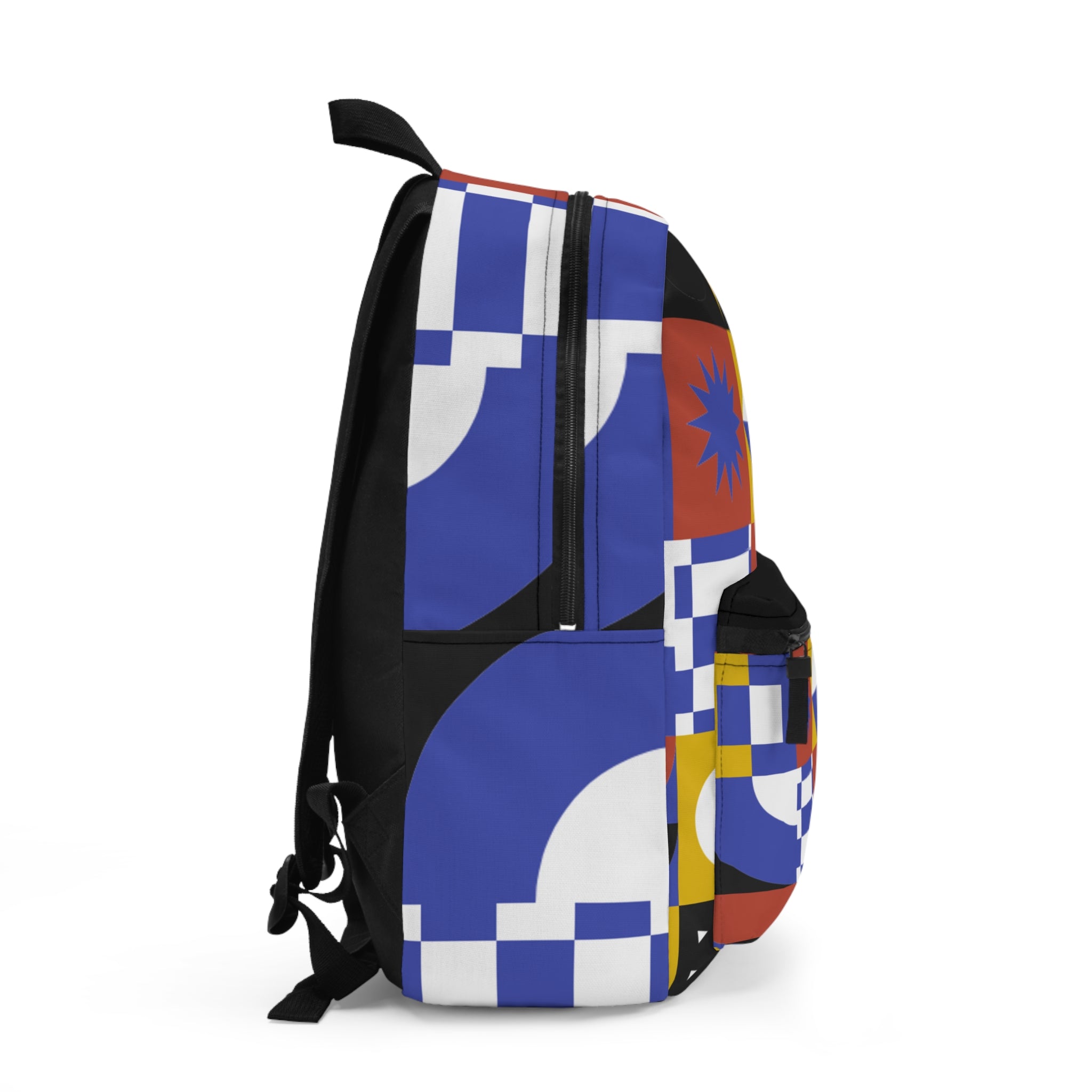 Bunter Rucksack mit geometrischem Muster – leicht, wasserdicht und langlebig