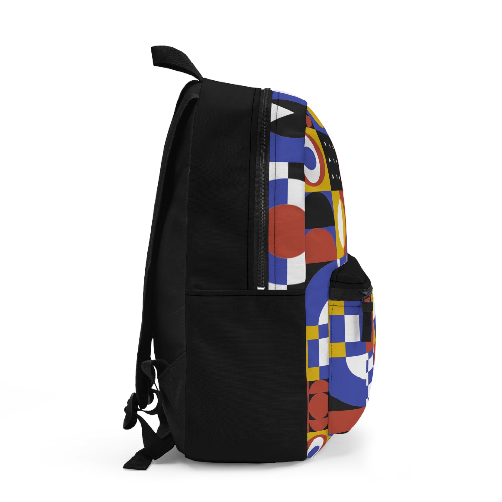 Rucksack mit auffälligem geometrischem Muster – stilvoll und funktional für den täglichen Gebrauch