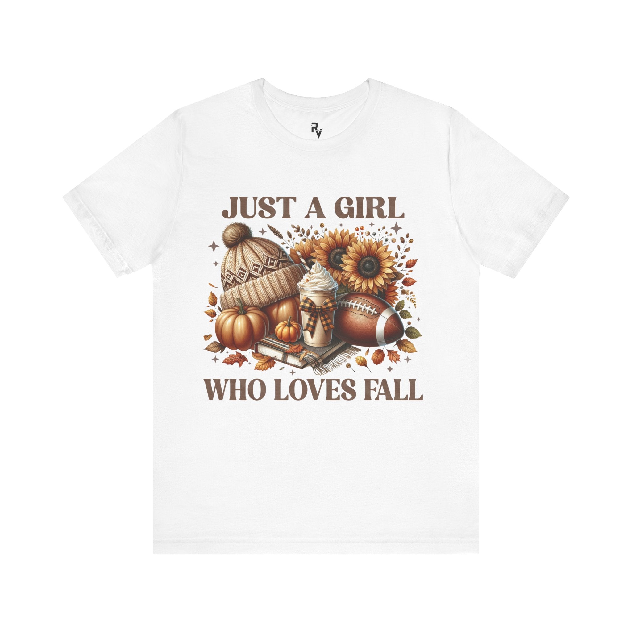 "Nur ein Mädchen, das den Herbst liebt" Gemütliches, unise-T-Shirt mit Herbststimmung